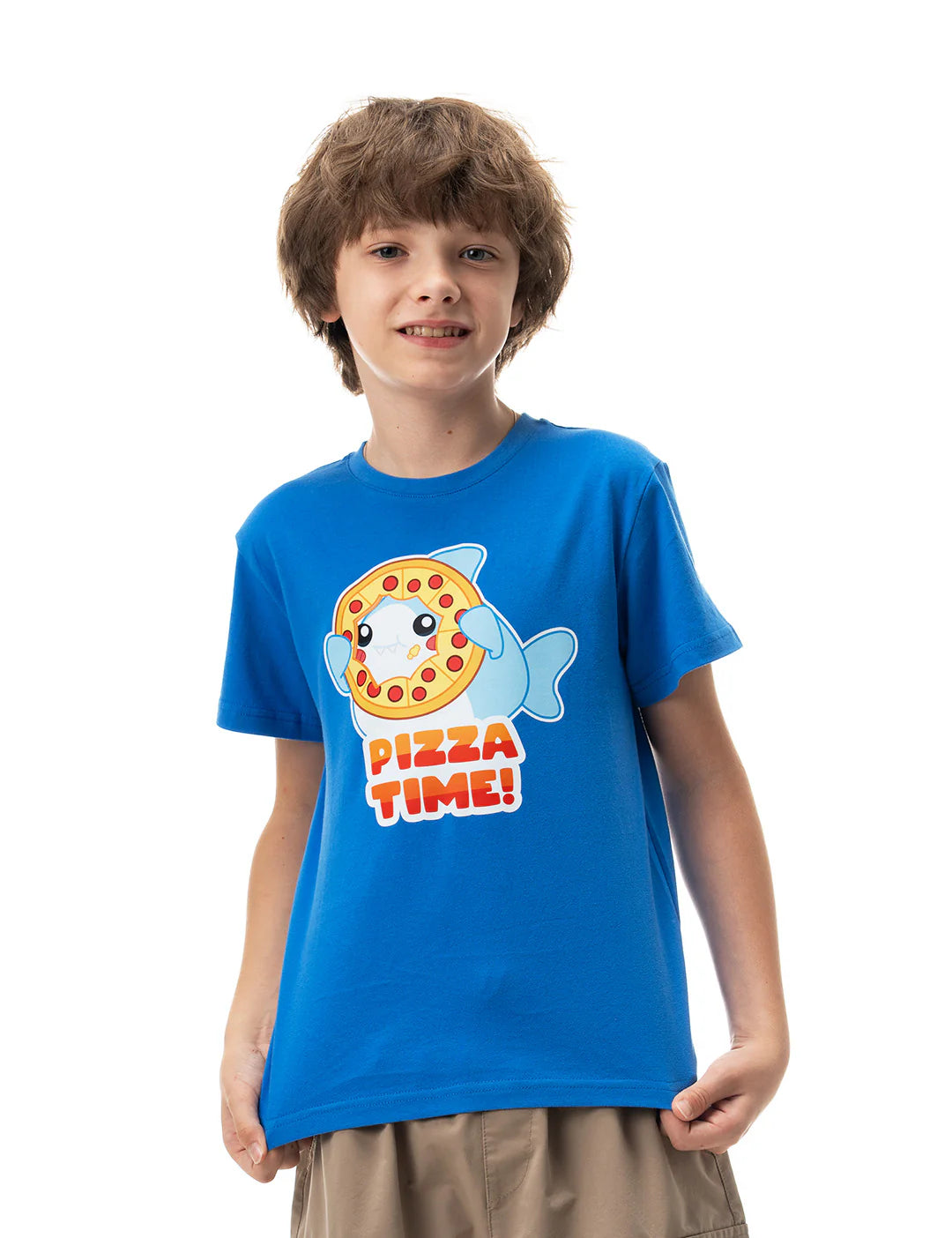 Thicc Shark Pizza Time T-Shirt